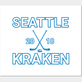 Seattle kraken nhl Posters and Art